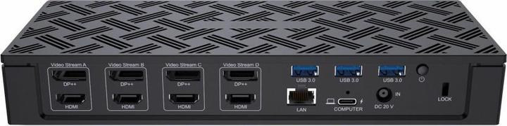 Actual product image MCL 18-PORT DOCKING STATION 4 DISPLAYS HDMI DP RJ45 USB 3.0 (USB-C, 1 Ports)