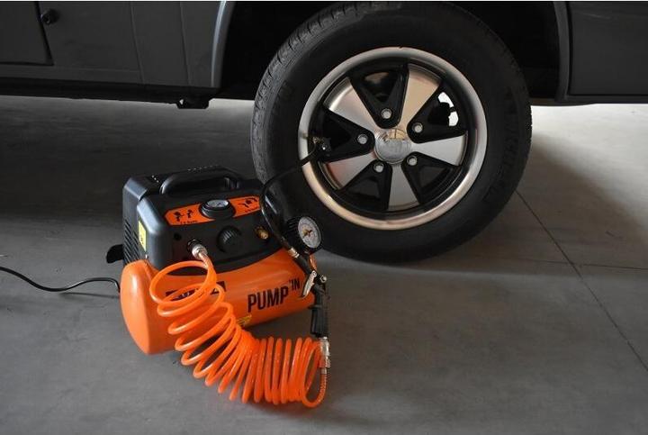 Immagine prodotto Pump'in TANK - Mini-compressore con bicchiere da 6 l (8 bar, 6 l)