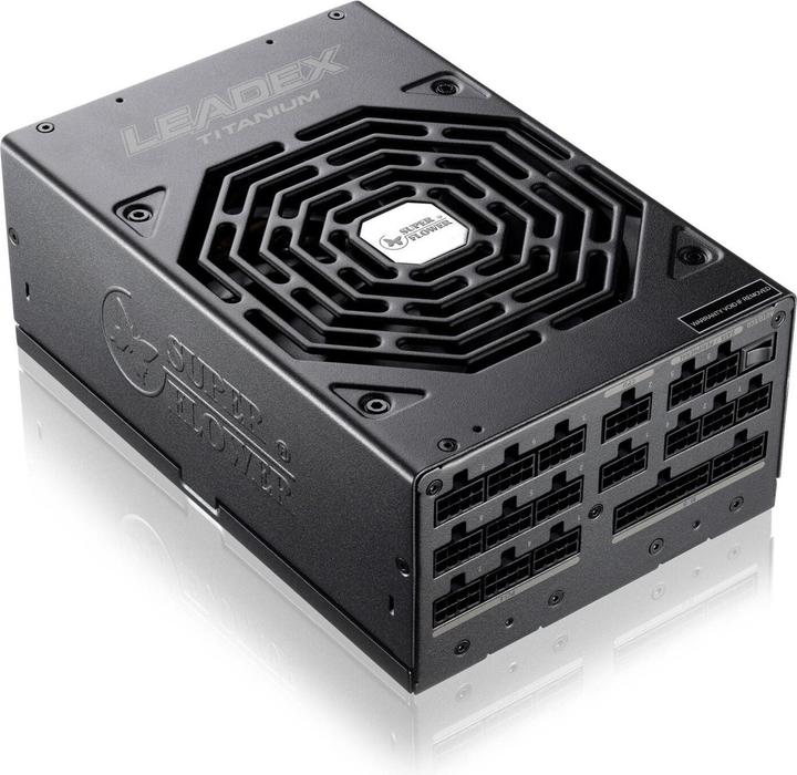 Actual product image Super Flower LEADEX TITANIUM 1600W 80 PLUS Titanium Netzteil – 1.600 Watt, schwarz (1.60 W)