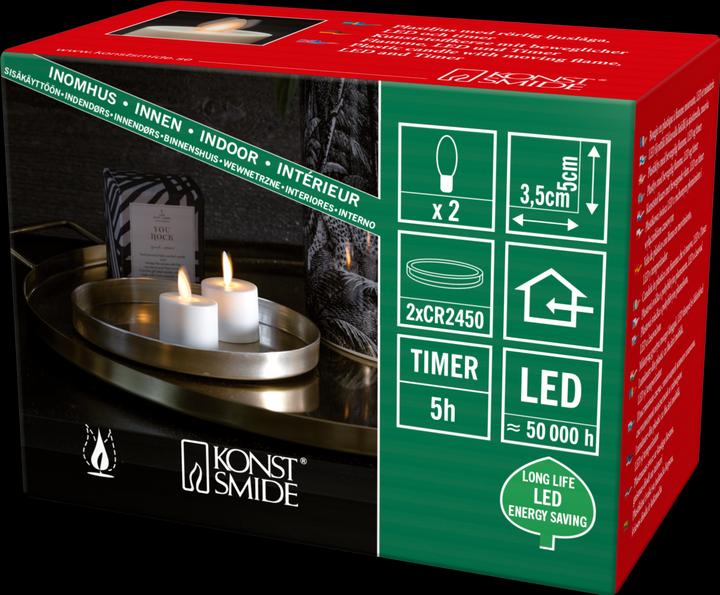 Actual product image Konstsmide Candles set (2 x)
