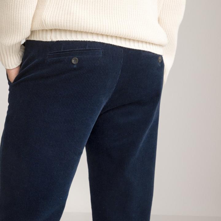 Immagine prodotto La Redoute Collections Pantaloni chino in velluto a coste stretch (46)