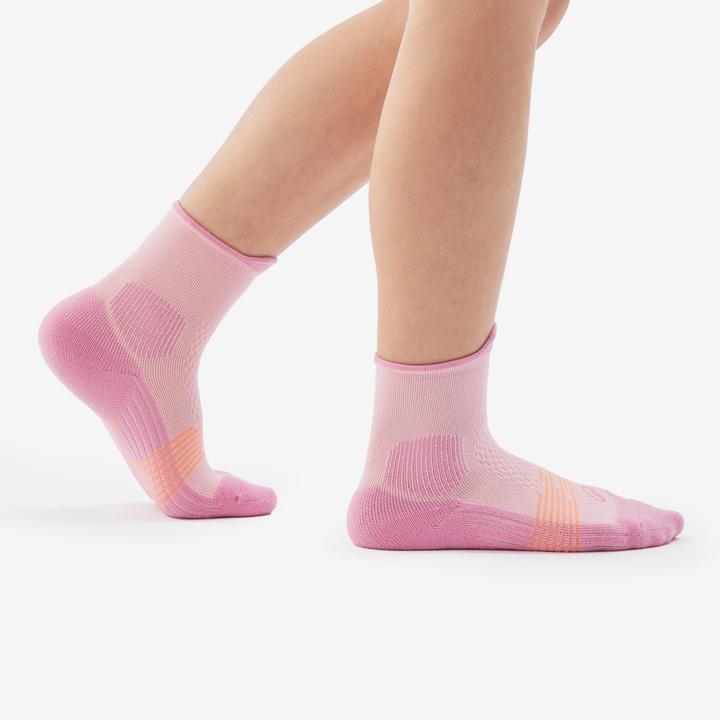 Immagine prodotto Quechua Wandersocken Kinder halbhoch - Hike 500 rosa (27, 30)