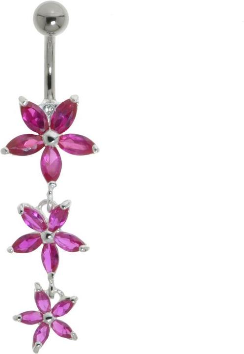 Produktbild Bijouteria Bauchpiercing (Edelstahl, Silber 925, Kristall)