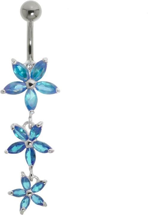 Produktbild Bijouteria Bauchpiercing (Edelstahl, Silber 925, Kristall)