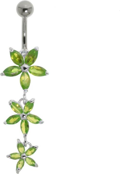 Immagine prodotto Bijouteria Piercing ventre (Acciaio inossidabile, Argento 925, Vetro (di orologio))