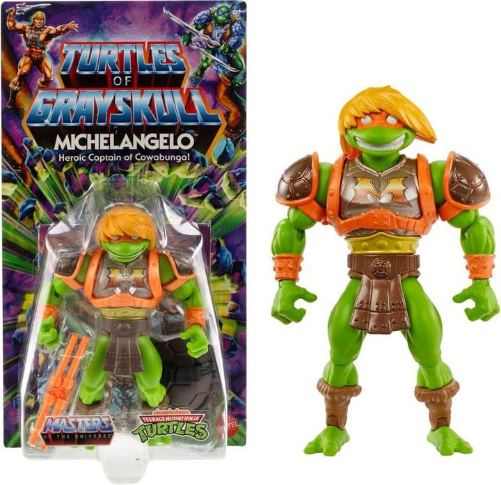 Actual product image Masters of the Universe Origins TOG Michelangelo (1)