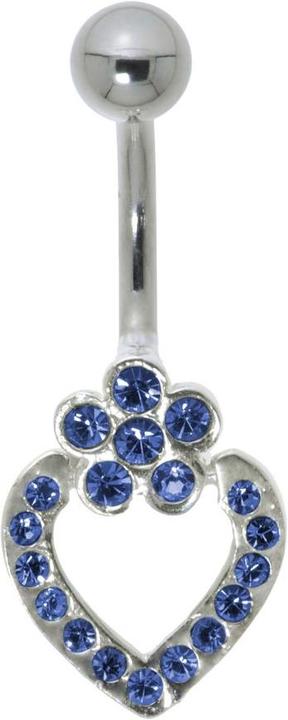 Image du produit Bijouteria Piercing nombril (Acier inoxydable, Argent 925, Cristallin)