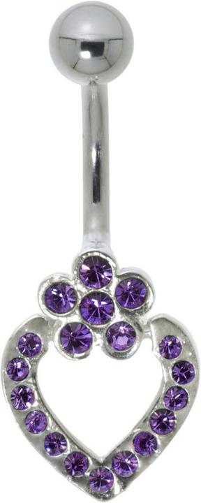 Produktbild Bijouteria Bauchpiercing (Edelstahl, Silber 925, Kristall)