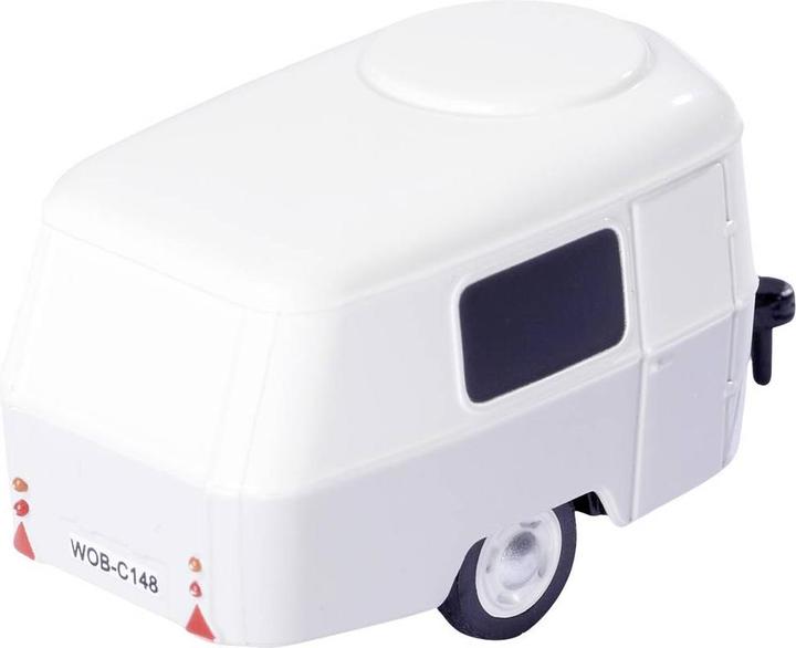 Actual product image Carson Modellsport 1:87 Caravan with trailer hitch 1:87 Trailer