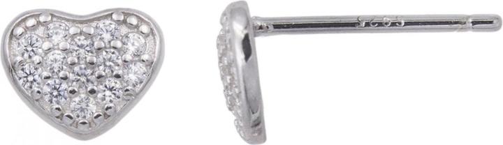 Passion Ohrringe Aus Silber - Herz - Zirkonia (COU BIJOU, Matériel exact)