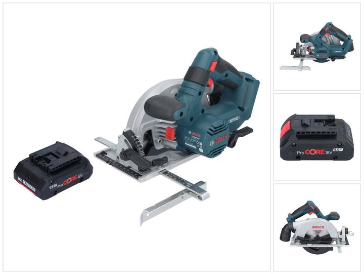 Productafbeelding Bosch Professional Bosch GKS 18V-57-2 Professionele snoerloze handcirkelzaag 18 V 165 mm borstelloos + 1x ProCORE