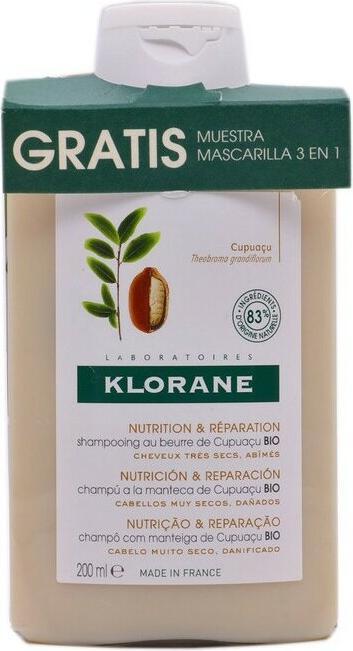 Image du produit Klorane Shampooing Cupuaçu (200 ml, Shampoing liquide)
