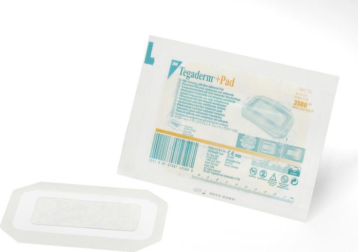 Produktbild 3M TEGADERM+PAD 9x15cm Wundkis 4.5x10cm (n) 25 Stk (25 x)