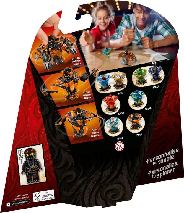 Immagine prodotto LEGO Spinjitzu Cole (70662, LEGO Ninjago)