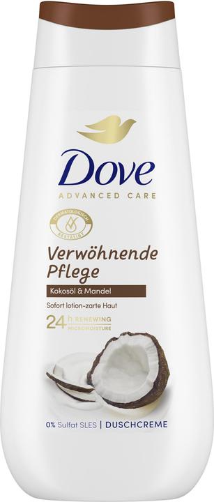 Dove Pflegedusche Advanced Care Kokosöl und Mandel (225 ml)