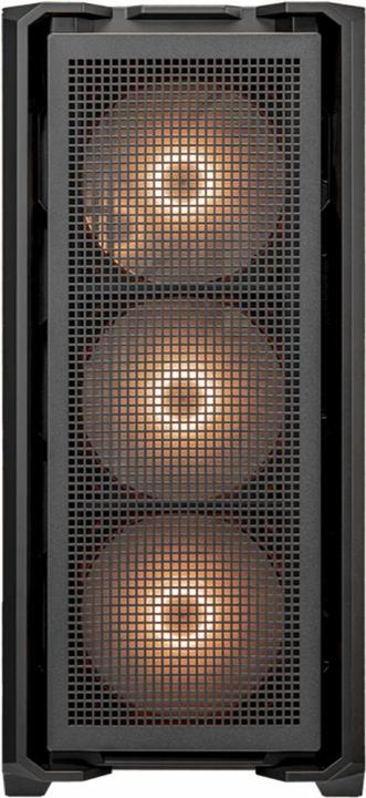 Image du produit Cougar MX600 Black | PC Case | Tour moyenne / Panneau avant maillé / 3 x 140mm + 1 x 120mm ventilateurs / (mATX, Mini-ITX, ATX, SSI CEB)