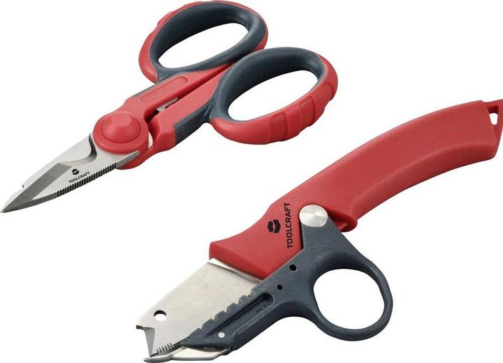 Actual product image Toolcraft TO-9626415 Cable cutter set 139 mm, 170 mm (2 pcs.)