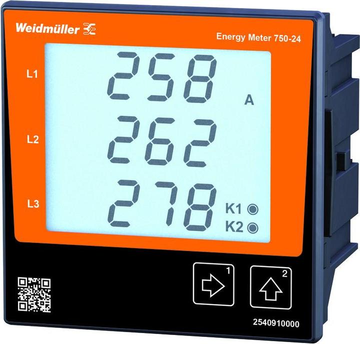 Image du produit Weidmüller Appareil de mesure Modbus RTU/TCP