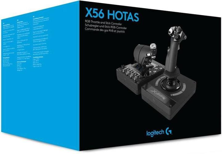 Produktbild Logitech G X56 HOTAS USB Schwarz (PC)