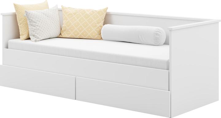 Actual product image ADRK Furniture Double bed with mattresses HELA II 200x80 (200 x 80 cm)