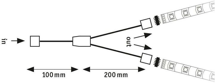 Actual product image Paulmann MaxLED Y Splitter