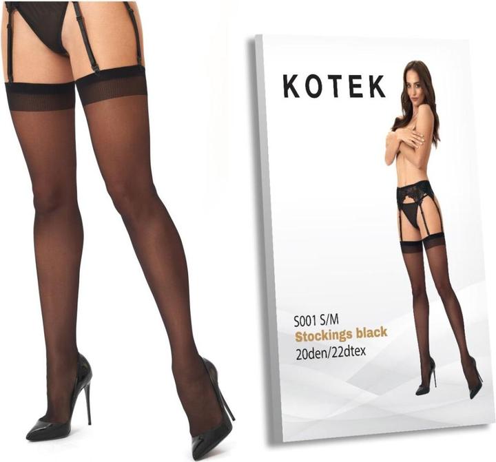Produktbild Kotek KO S001 stockings black 20den S/M (S/M)