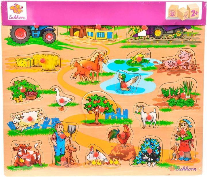 Produktbild Eichhorn Steckpuzzle (23 Teile)