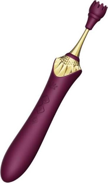 Actual product image Zalo Bess 2 Clitoral Massager Velvet Purple
