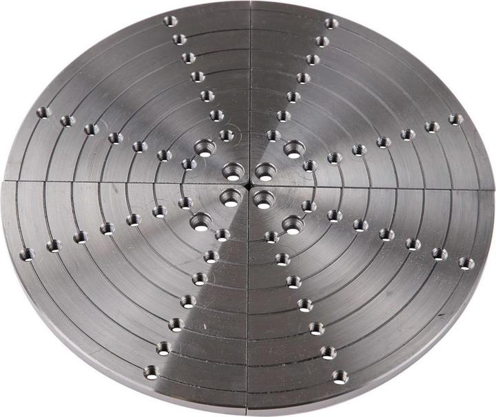 Produktbild Dema Planscheibensegmente Planscheibe Drechselscheibe 250 mm für Backenfutter 3,75