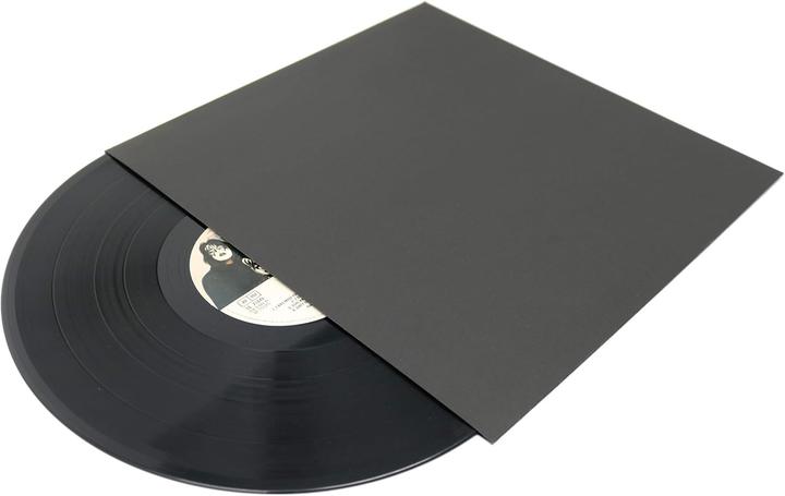 Produktbild Big Fudge Pro Blank Schallplatten Hüllen - 12" x Schwarz - 20 Vinyl LP Schutzhüllen 400 g/m² - Kompa (Platten)