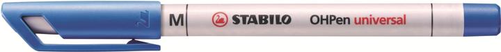 STABILO OHPen universal Folienstift wasserlöslich (Blau, 1 mm, 1 x)
