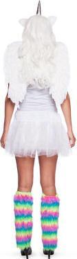 Actual product image Folat White feather wing