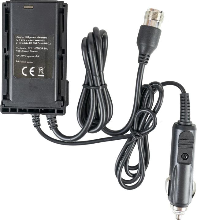 Produktbild PNI Adapter für 12V-24V-Stromversorgung und externe Antenne für das tragbare CB-Funkgerät Escort