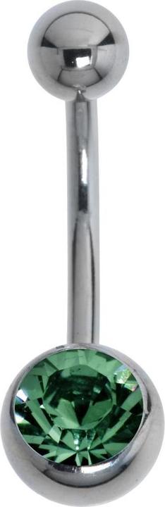 Actual product image Bijouteria Bellypiercing (Titanium, Crystal)