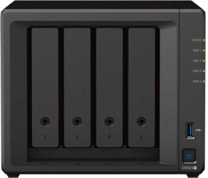 Actual product image Captiva NAS Server S75-509 (Synology DS923+ / 4GB RAM / 4-Bay 24TB with 4x 6 TB WD Red Plus) (4 x 6 TB)