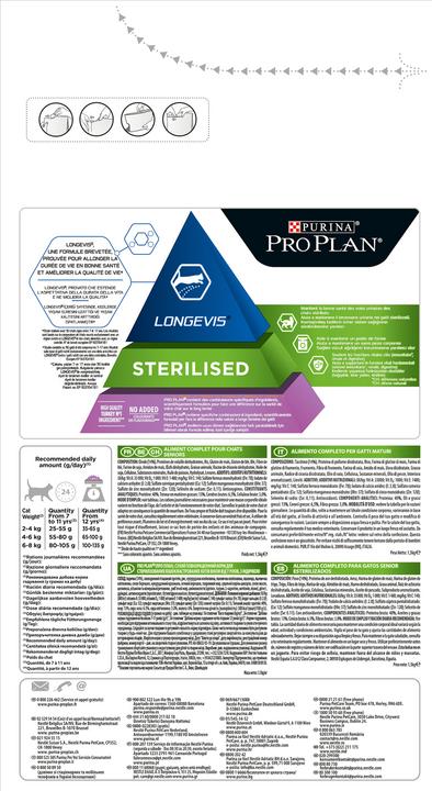 Produktbild Pro Plan Cat Sterilised 7+ Truthahn1.5kg (Senior, 1 Stk., 1500 g)