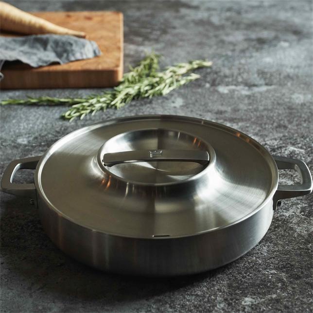 Image du produit Fiskars Poêle Nord compartiment acier 28 cm (28 cm, Cocotte + faitout)