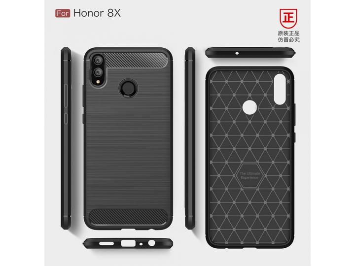 Image du produit Screenguard Housse Honor 8X Carbon Brushed Soft TPU (Honor 8X)