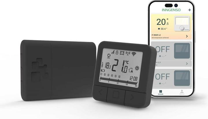 Produktbild Inngenso Digitaler Thermostat IT WiFi schwarz