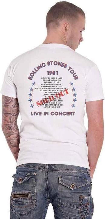 Immagine prodotto The Rolling Stones Maglietta in cotone da adulto 81 Tour Dragon (XXL)