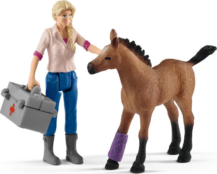 Actual product image Schleich Vet visits Merrie and Veulen