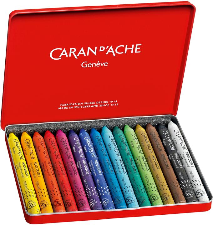 Image du produit Caran d'Ache Neocolor I Metallschachtel (Multicolore, 15 x)
