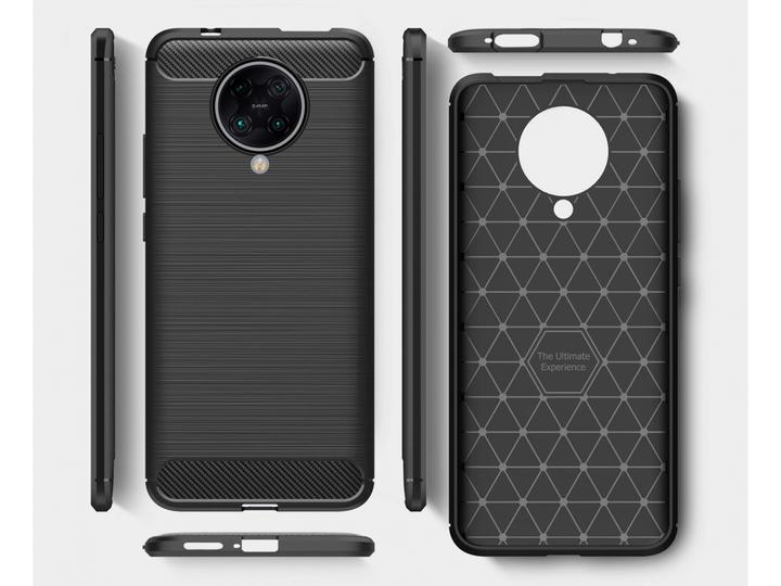 Produktbild Screenguard Xiaomi Poco F2 Pro Hülle Carbon Brushed Soft TPU (Xiaomi Poco F2 Pro)