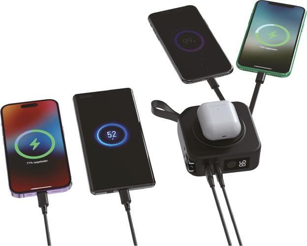 Image du produit Tiger Powerbank 10-in-1 10.000mAh Noir (10000 mAh, 25 W)