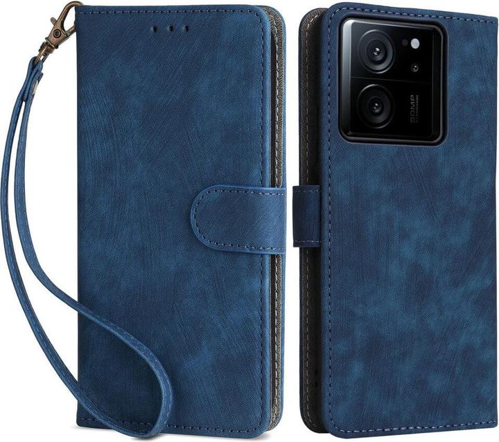 Productafbeelding Cover-Discount Xiaomi 13T / 13T Pro - Etui met RFID-blokker donkerblauw (Xiaomi 13T)