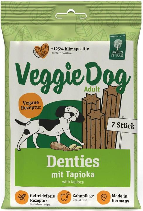 Produktbild Green Petfood Kausnack VeggieDog Denties, 180 g (Adult, 1 Stk., 193 g)