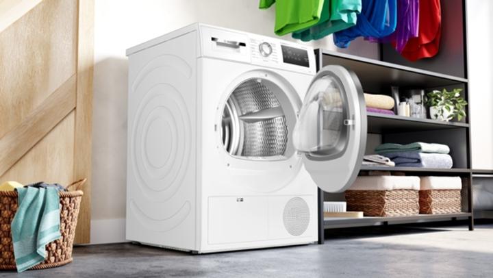 Produktbild Bosch Hausgeräte MDA Wrmepumpentrockner Serie4,Express WTH85VH3 (8 kg, Rechts)