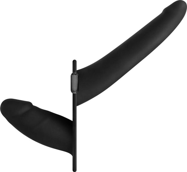 Actual product image Fetish Collection Double-Sided Strap-On Dildo - Black