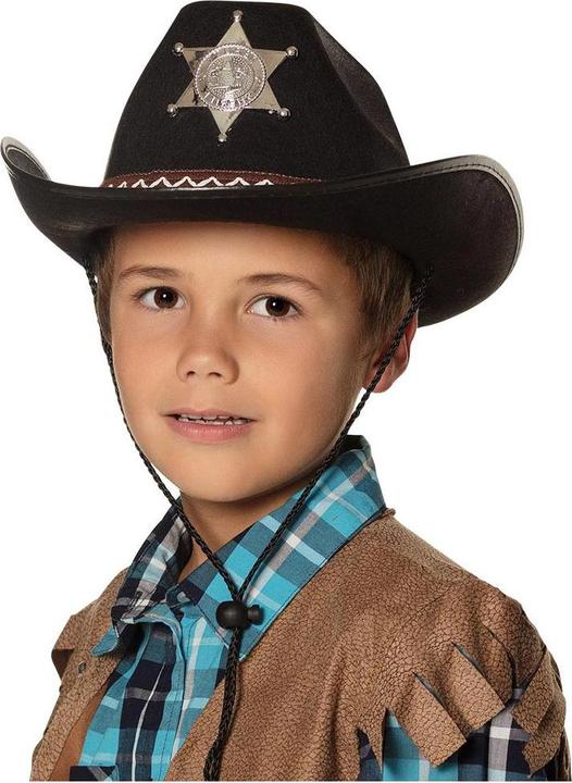 Produktbild Boland Kinder Sheriff Hut schwarz