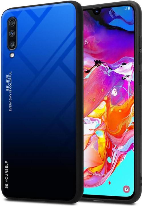 Actual product image Cadorabo TPU 2 colors glass cover (Samsung Galaxy A70S, Samsung Galaxy A70)